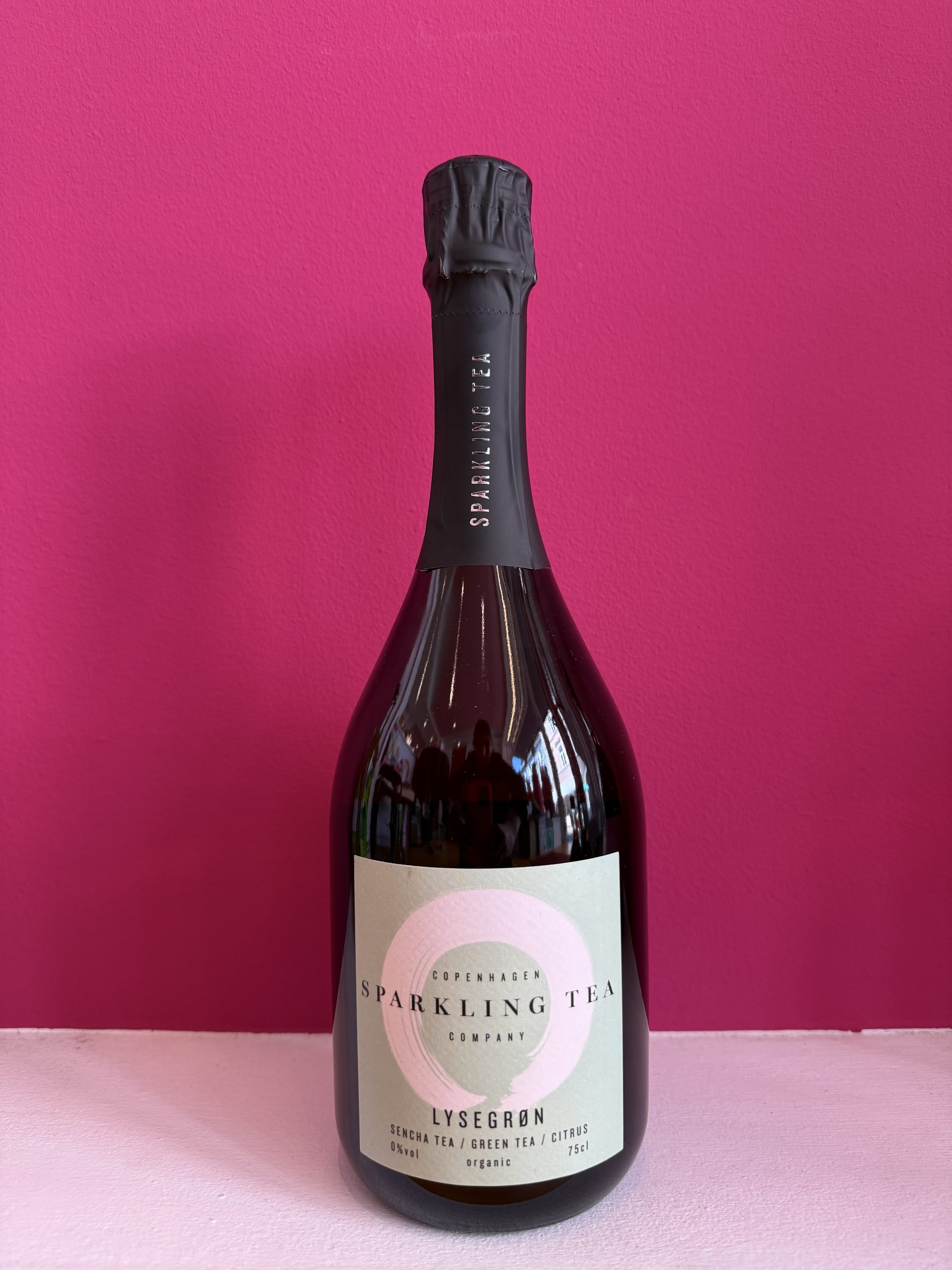Lysegrøn Sparkling Tea alkoholfrei
